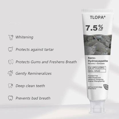 Fluoride-Free Hydroxyapatite Toothpaste